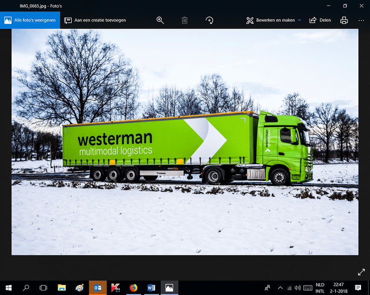 Nieuwe vrachtwagens en nieuwe huisstijl Westerman - Foto: Eigen geleverde foto
