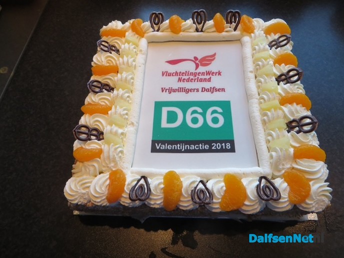 Valentijnstaart voor vrijwilligers - Foto: Ingezonden foto