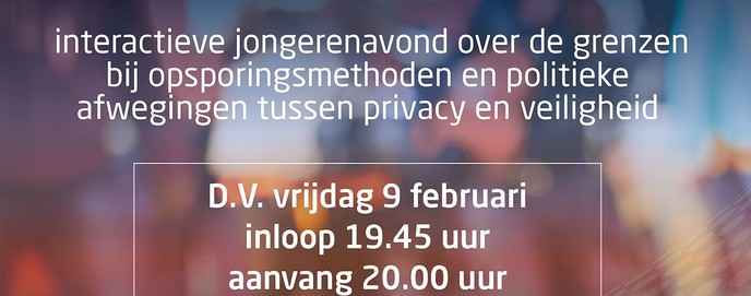 Jongeren in discussie over de sleepwet