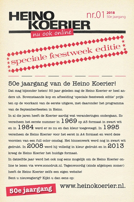 Heino Koerier: al 50 jaar nu