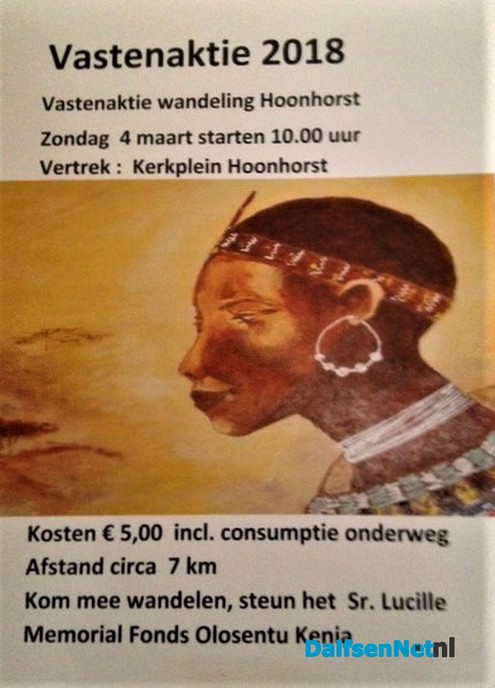 Vastenaktiewandeling 2018 - Foto: Ingezonden foto