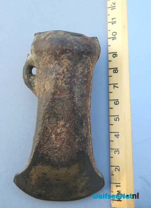 Vindplaats 4000 jaar oude bronzen bijl - Foto: Ingezonden foto