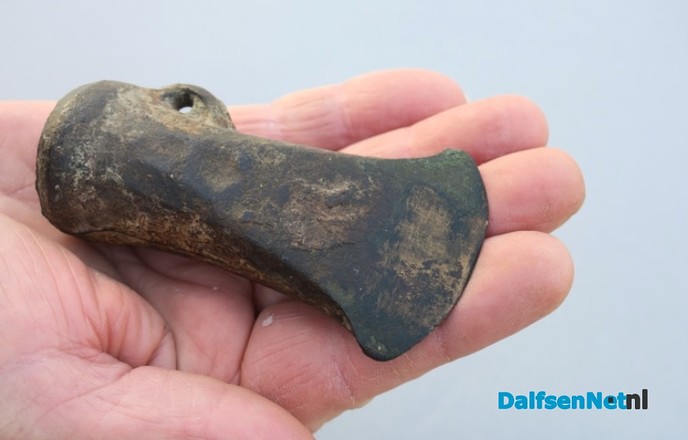Vindplaats 4000 jaar oude bronzen bijl - Foto: Ingezonden foto