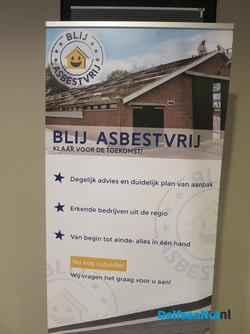 Asbestinformatie zèèr druk bezocht - Foto: Wim