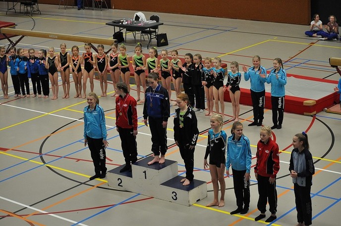 Zilver voor turnster Kim van Zwol - Foto: Eigen geleverde foto