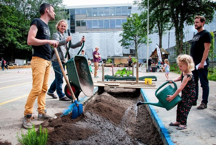 Aanpassen eigen straat aan veranderend klimaat - Foto: Eigen geleverde foto