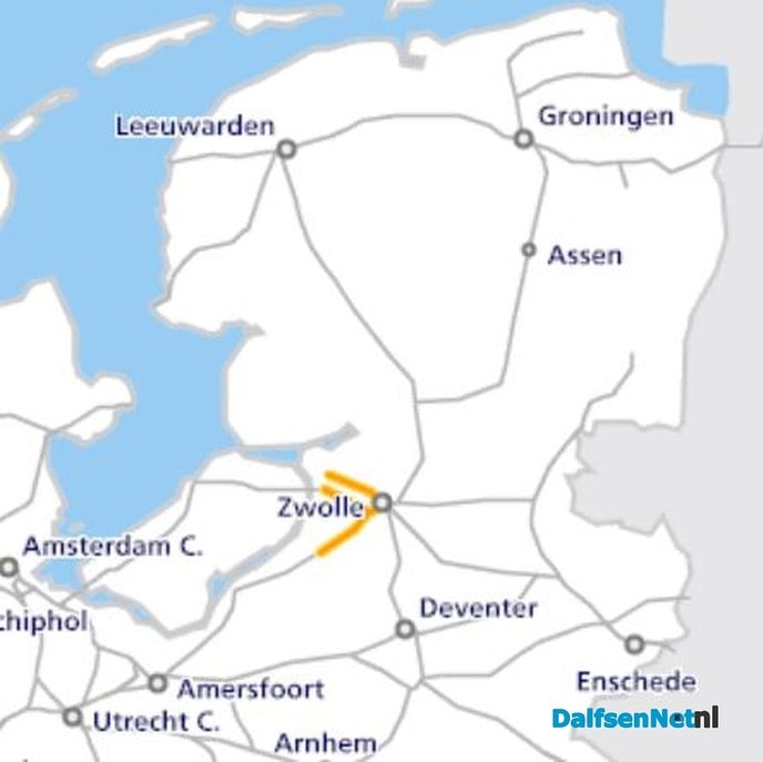 Via webcams de werkzaamheden aan de busbrug station Zwolle volgen.