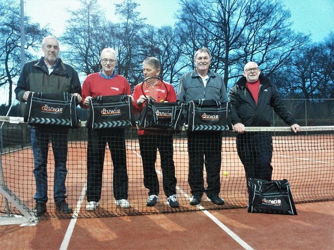 Sporttassen voor herenteam tennis - Foto: Eigen geleverde foto