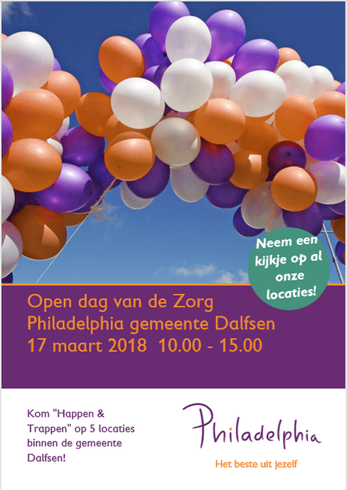 Zaterdag open dag bij Stichting Philadelphia gemeente Dalfsen