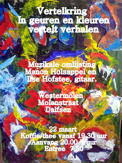 Verhalen in de Westermolen 22 mrt - Foto: Eigen geleverde foto