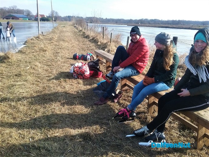 Schaatsers trotseren ijzige kou - Foto: Eigen geleverde foto