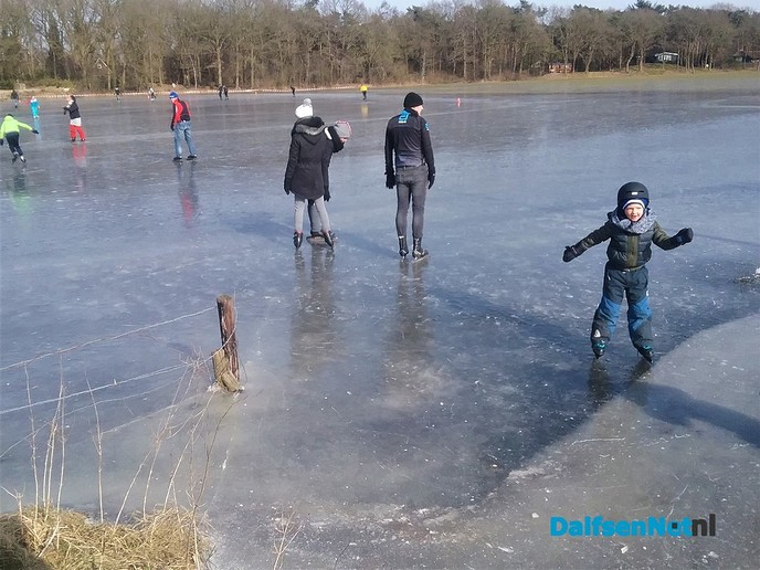 Schaatsers trotseren ijzige kou - Foto: Eigen geleverde foto