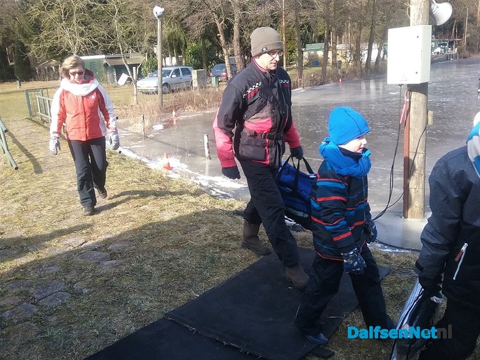 Schaatsers trotseren ijzige kou - Foto: Eigen geleverde foto