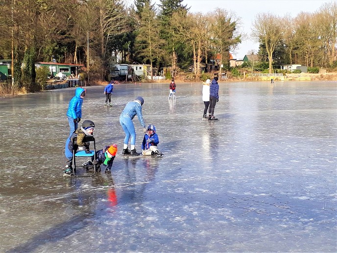 Leuk schaatsen in Oudleusen - Foto: Eigen geleverde foto