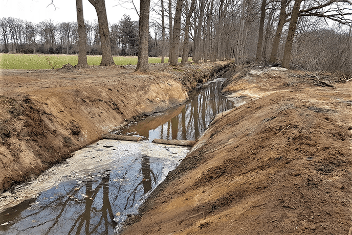 Werk aan de Marswetering / Aalshorst - Foto: Eigen geleverde foto
