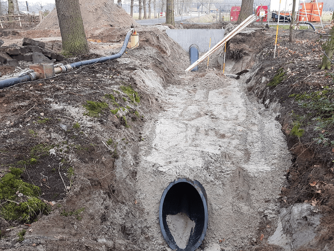 Strakke planning bij werk aan de Marswetering - Foto: Eigen geleverde foto
