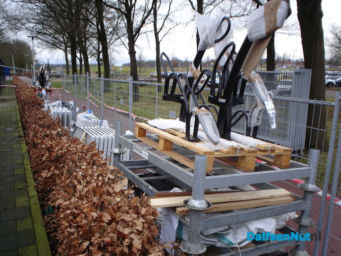 Nieuwe fietskluizen NS station