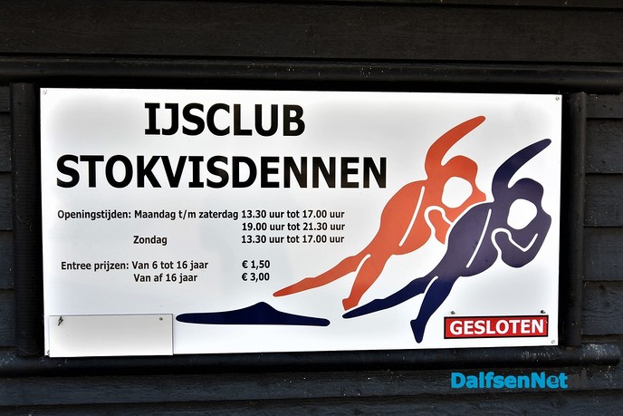 IJsbaan Dalfsen nog niet open - Foto: Johan Bokma