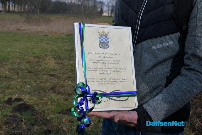 Start beplanting Petersweg tijdens Nationale Boomfeestdag 2018 - Foto: Johan Bokma