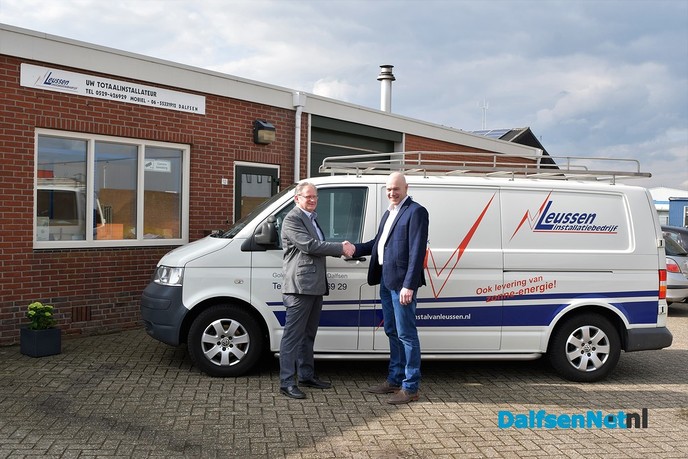Jan Willem van Dijk heeft Installatiebedrijf Van Leussen overgenomen - Foto: Johan Bokma
