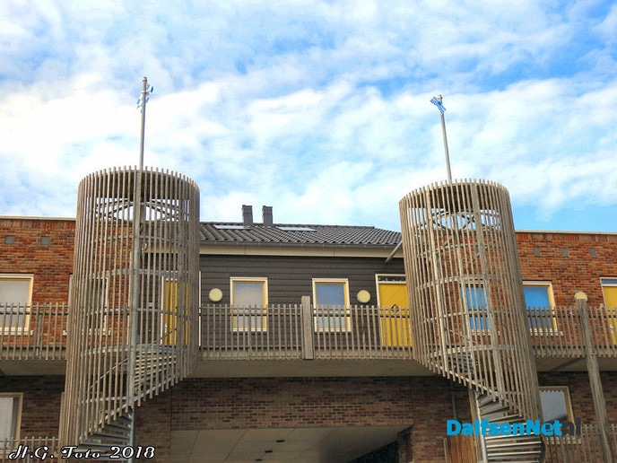 Stormschade aan de Bronforel - Foto: H.G. Foto