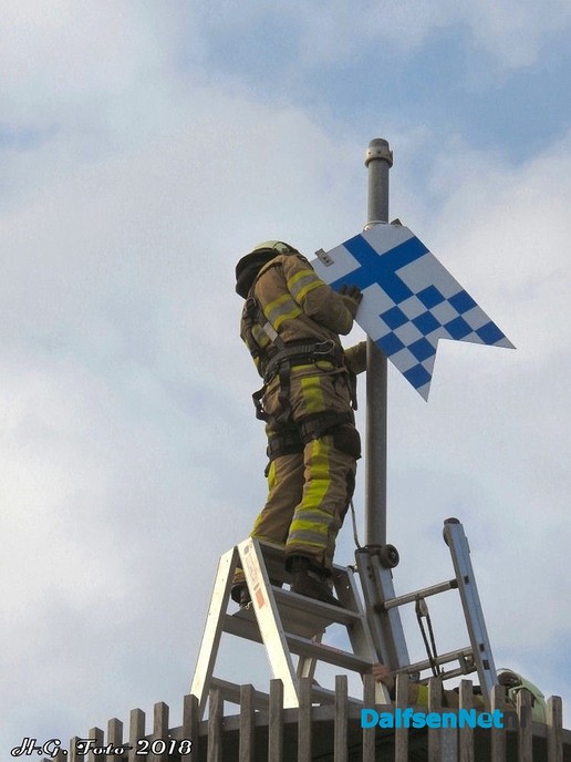 Stormschade aan de Bronforel - Foto: H.G. Foto