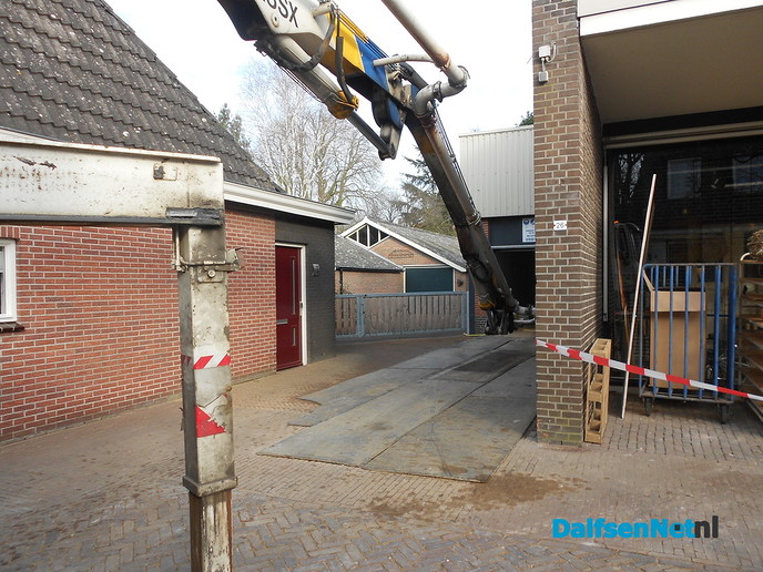 Een en al betonwagens in Dalfsen