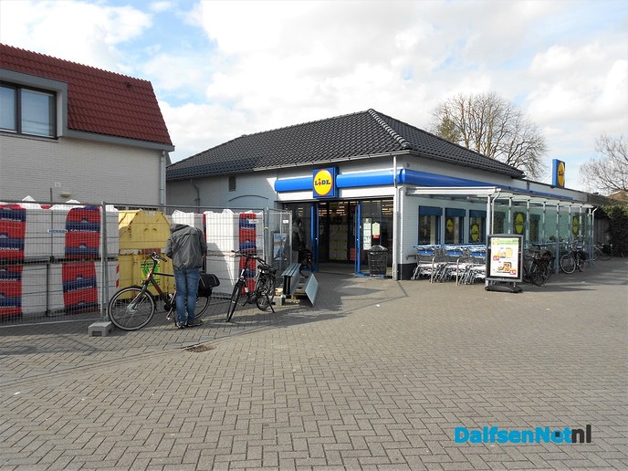 Beton bij Lidl is al hard