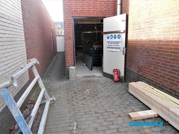 Beton bij Lidl is al hard