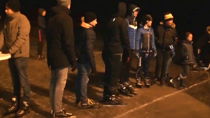 Fluitketel curling ijsbaan “de Poel ‘Oudleusen. (Video)