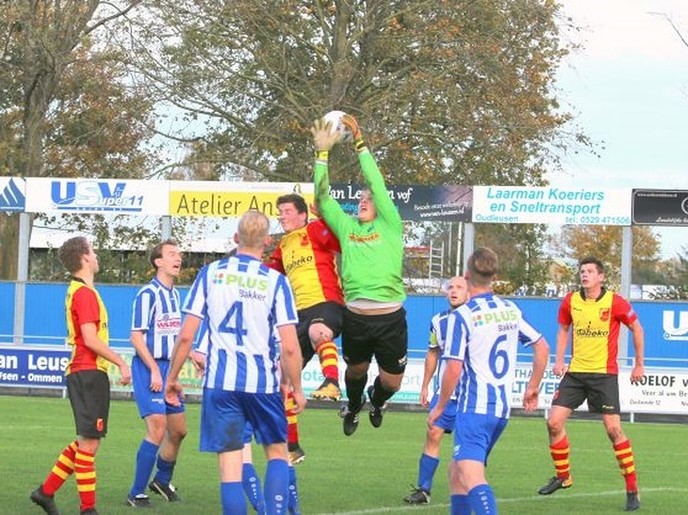 Sportpark Gerner decor van derby tussen Dalfsen en USV