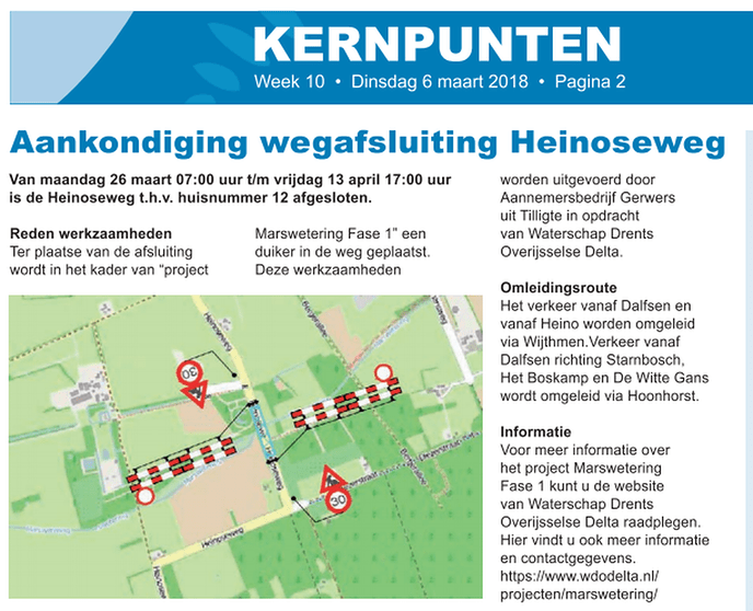 Afsluiting Heinoseweg