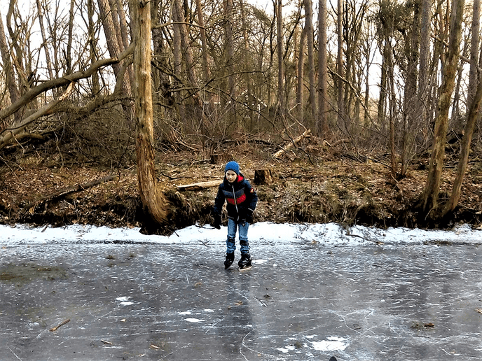 Je ziet ze nu overal schaatsen - Foto: Eigen geleverde foto