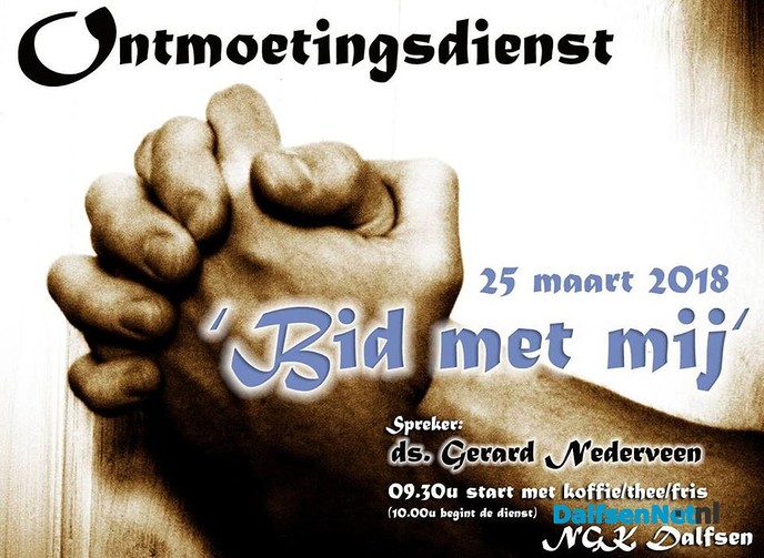 Ontmoetingsdienst in NGK Polhaarweg - Foto: Ingezonden foto