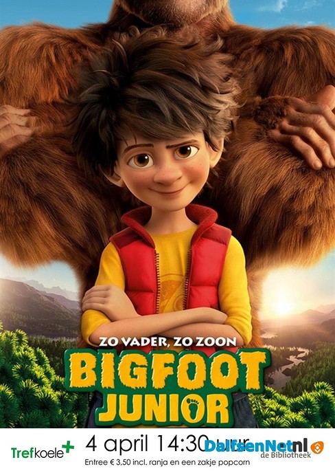 Kinderfilms in Trefkoele+ 4 april Bigfoot Junior - Foto: Ingezonden foto