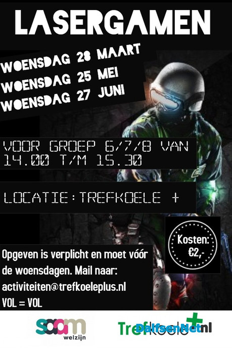 Lasergamen in Trefkoele+ - Foto: Ingezonden foto
