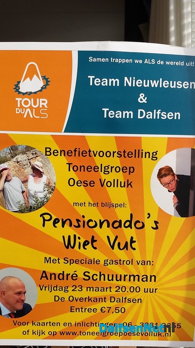 Blijspel Oese Volluk met wethouder Andre Schuurman - Foto: Ingezonden foto