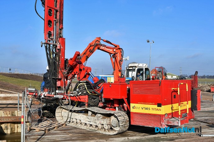 Update voortgang nieuwbouw gemaal de Broekhuizen - Foto: Johan Bokma