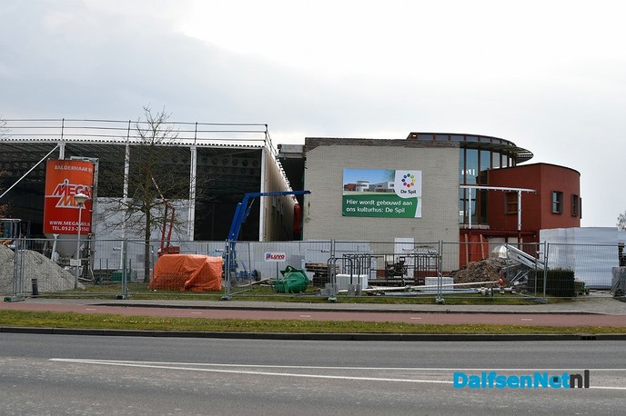 Hoogste punt Kulturhus De Spil, Nieuwleusen - Foto: Johan Bokma