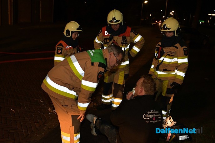 Brandweer IJsselland oefent in de Vechtdal Brouwerij - Foto: Johan Bokma
