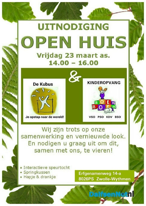 Open huis basisschool de Kubus en kinderopvang Boem Boem - Foto: Ingezonden foto