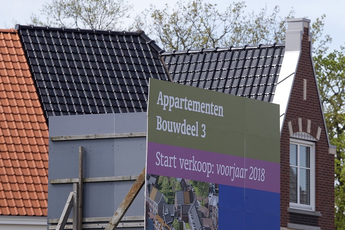 Eerste bewoner van bouwdeel 3 Waterfront - Foto: Geert Bistervels