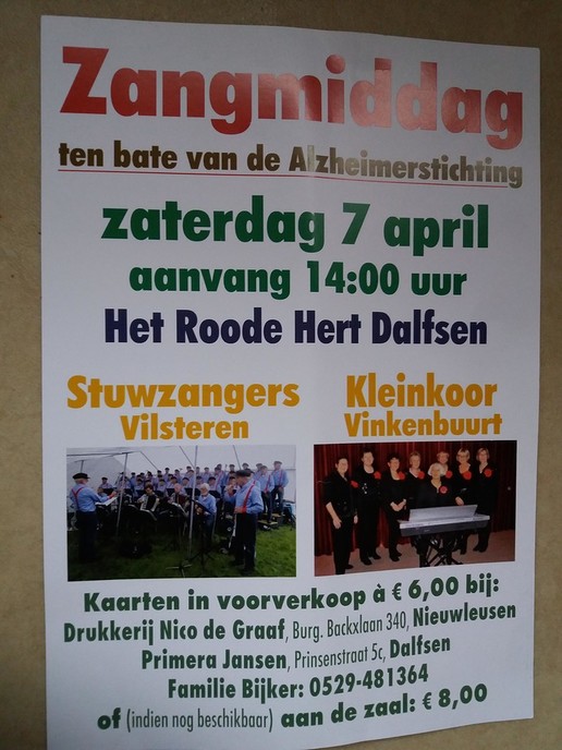 TBV de Alzheimer stichting - Foto: Eigen geleverde foto