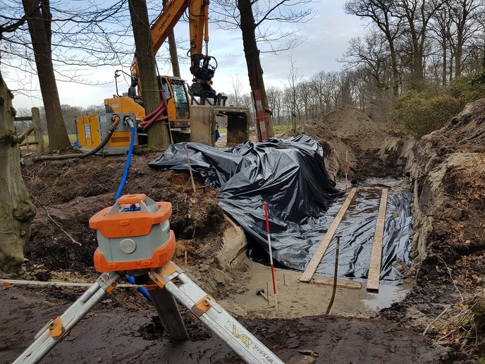 Achterkant Engelse werk … - Foto: Eigen geleverde foto