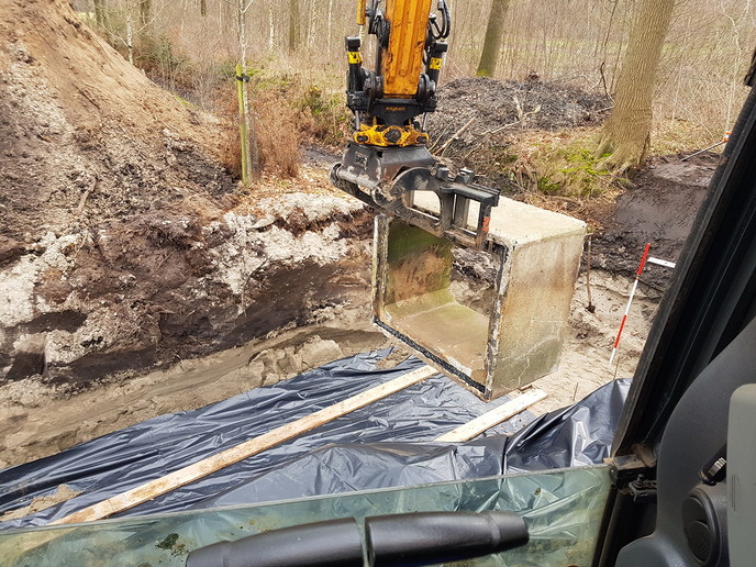 Achterkant Engelse werk … - Foto: Eigen geleverde foto