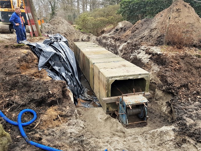 Achterkant Engelse werk … - Foto: Eigen geleverde foto