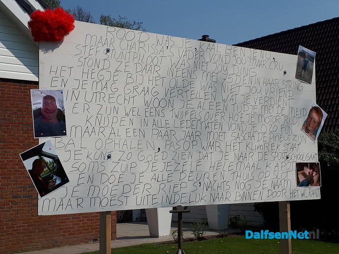 Bas Kamphuis duidelijk een halve Abraham - Foto: Ingezonden foto