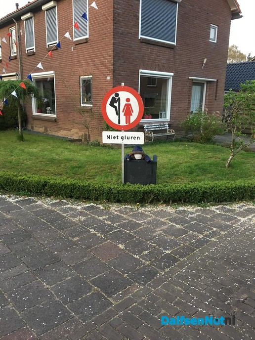 Bord ontvreemd en weer terug - Foto: Ingezonden foto