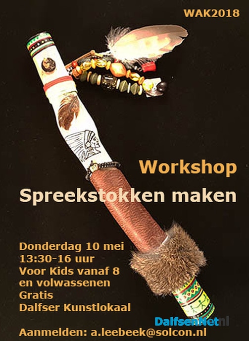 Workshop Spreekstokken maken - Foto: Ingezonden foto