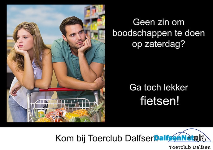 Ga toch fietsen - Foto: Ingezonden foto